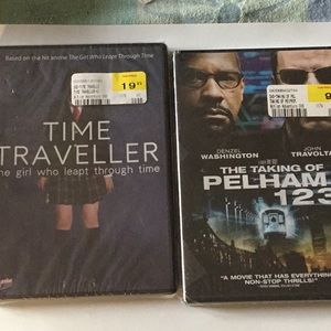 NWT  2 DVD’s set -Time Traveller and The Taking of Pelham 123